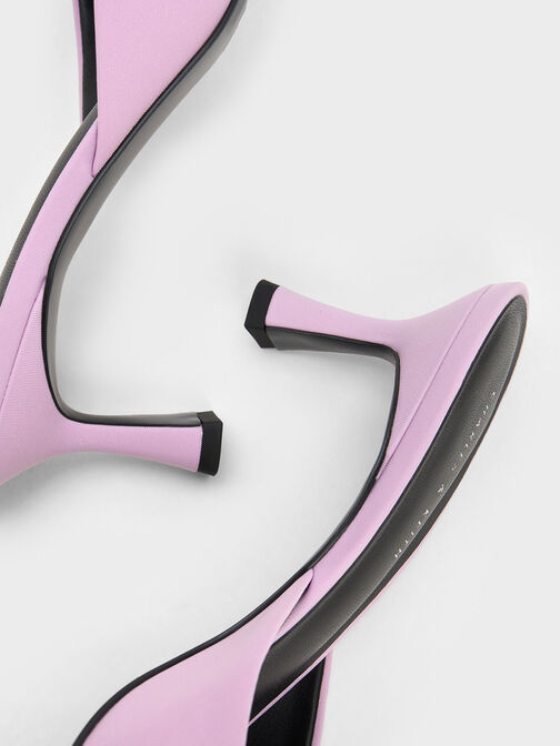 Flare Heel Mules, , hi-res