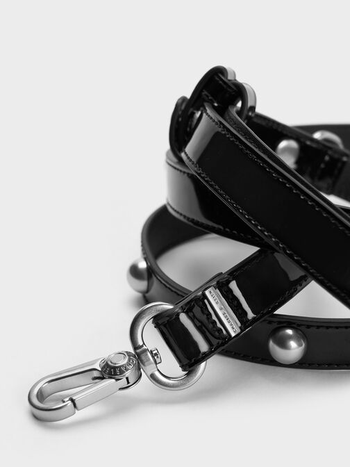Metallic Bead-Embellished Pet Collar, , hi-res