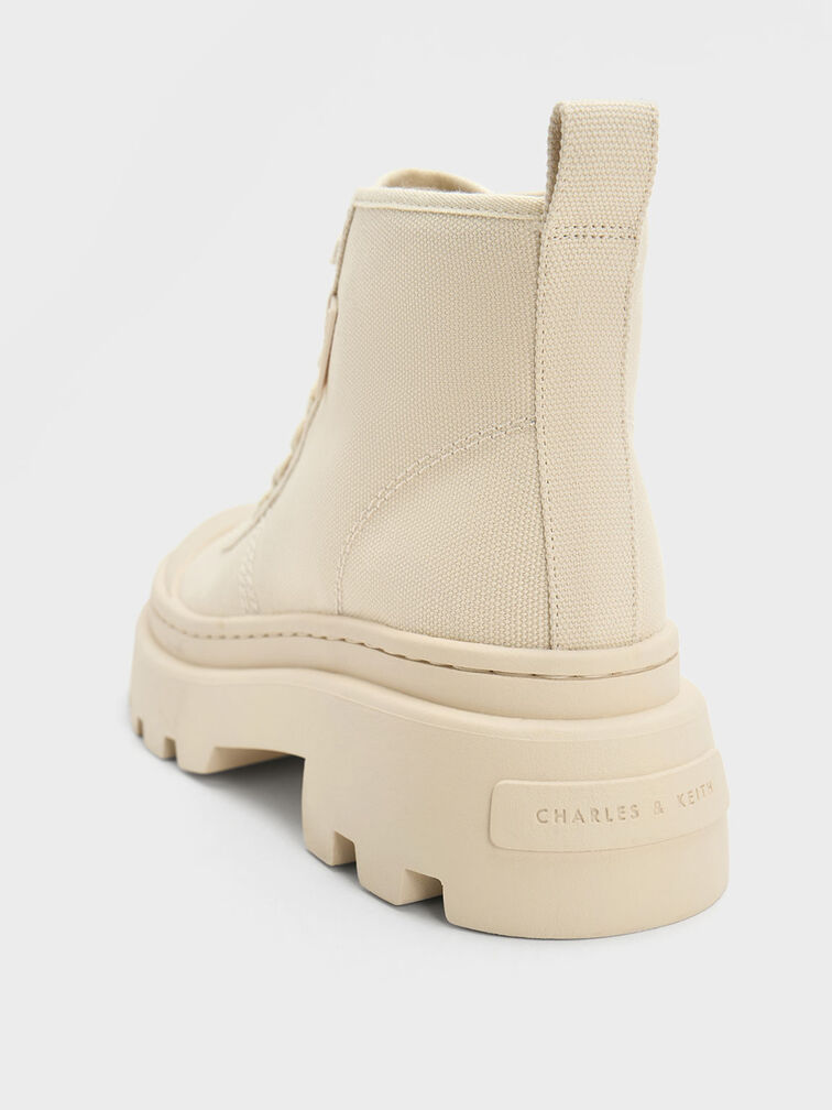Canvas High-Top Sneakers, , hi-res