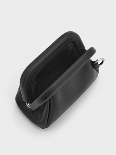 Bow Micro Bag Charm, Noir, hi-res