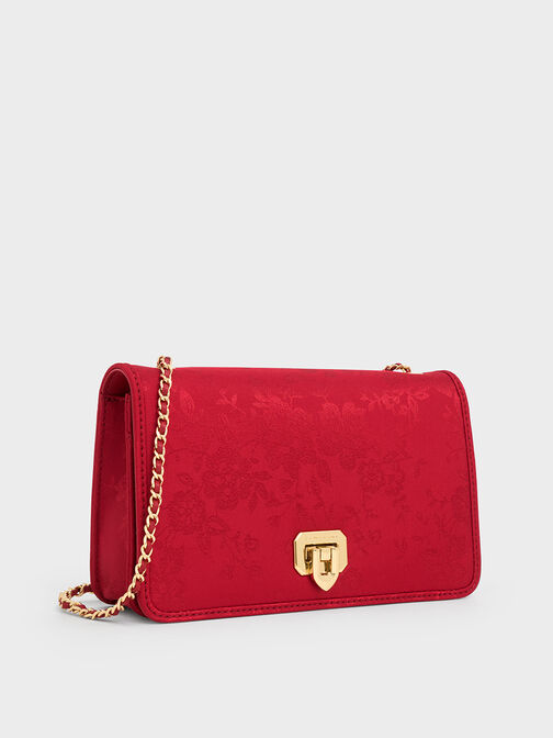 Jacquard Mini Bag, Crimson Red, hi-res