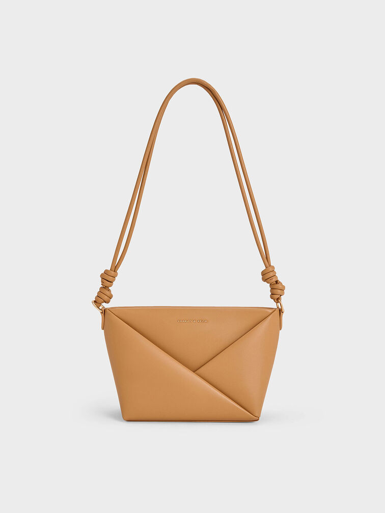 Midori Geometric Crossbody Bag, Camel, hi-res
