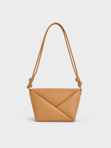 Midori Geometric Crossbody Bag, Camel, hi-res