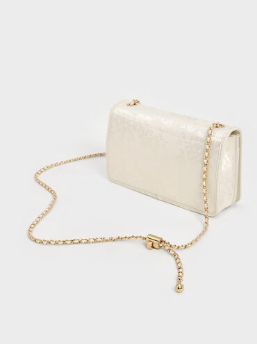Jacquard Mini Bag, Cream, hi-res