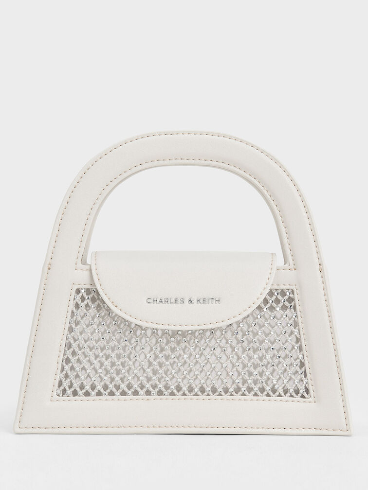 Este Crystal-Embellished Top Handle Bag, , hi-res