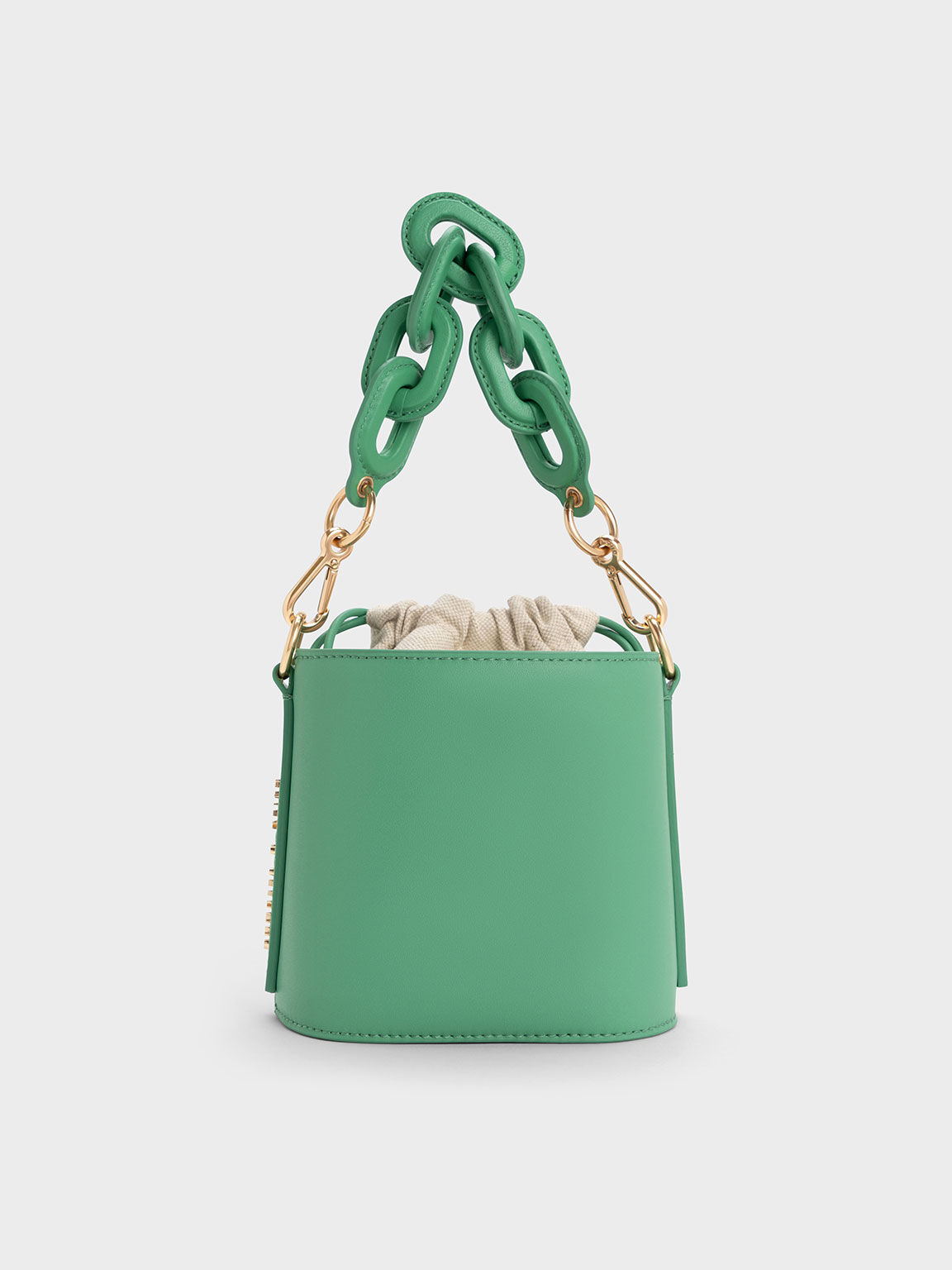 Green Catena Bucket Bag CHARLES KEITH TH