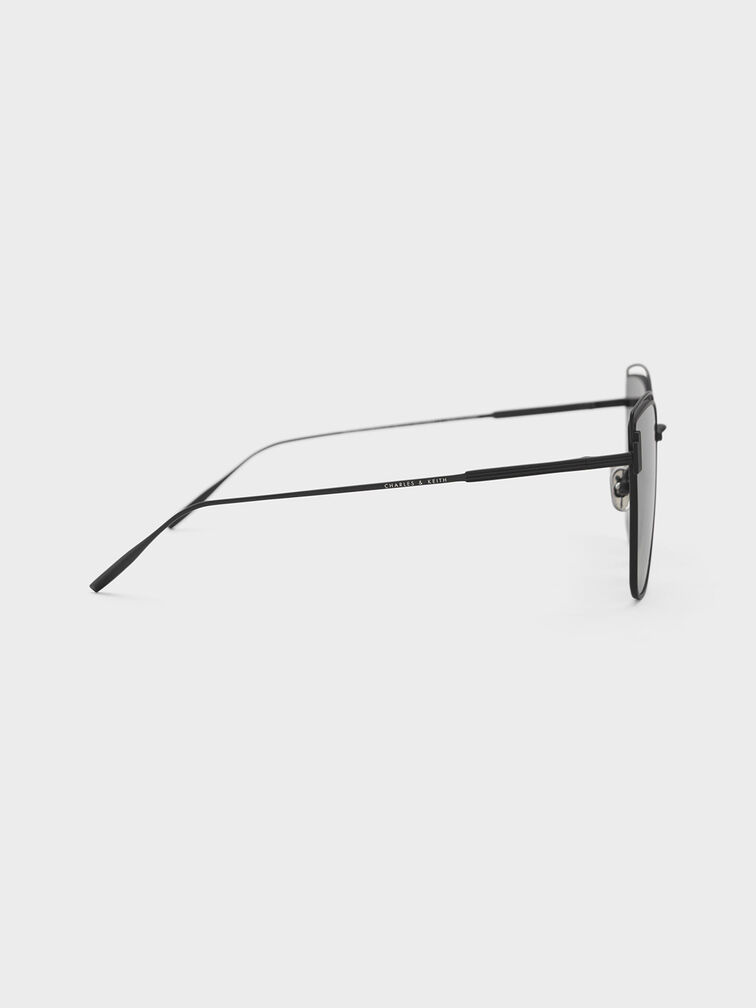 Wire-Frame Cat-Eye Sunglasses, , hi-res