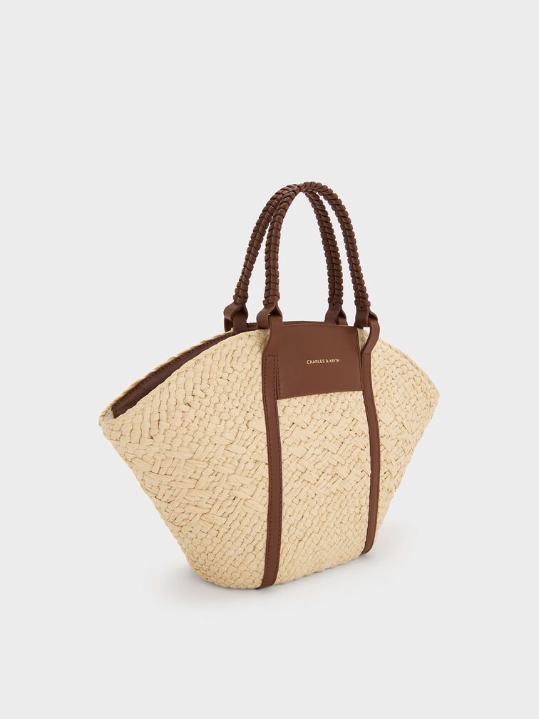 Shalia Raffia Basket Bag, Natural Raffia, hi-res