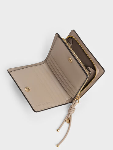 Everleigh Zip-Around Small Wallet, Taupe, hi-res