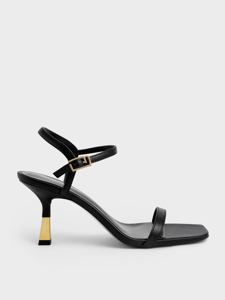 Ankle-Strap Heeled Sandals, , hi-res