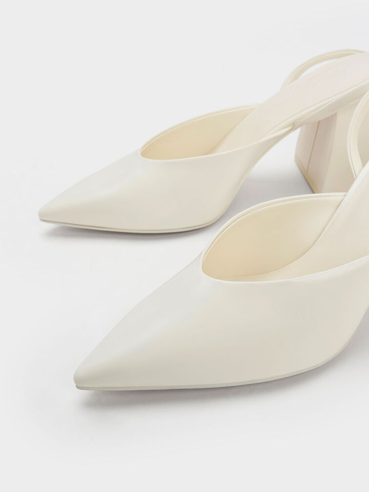 Chunky Heel Ankle-Strap Pumps, , hi-res