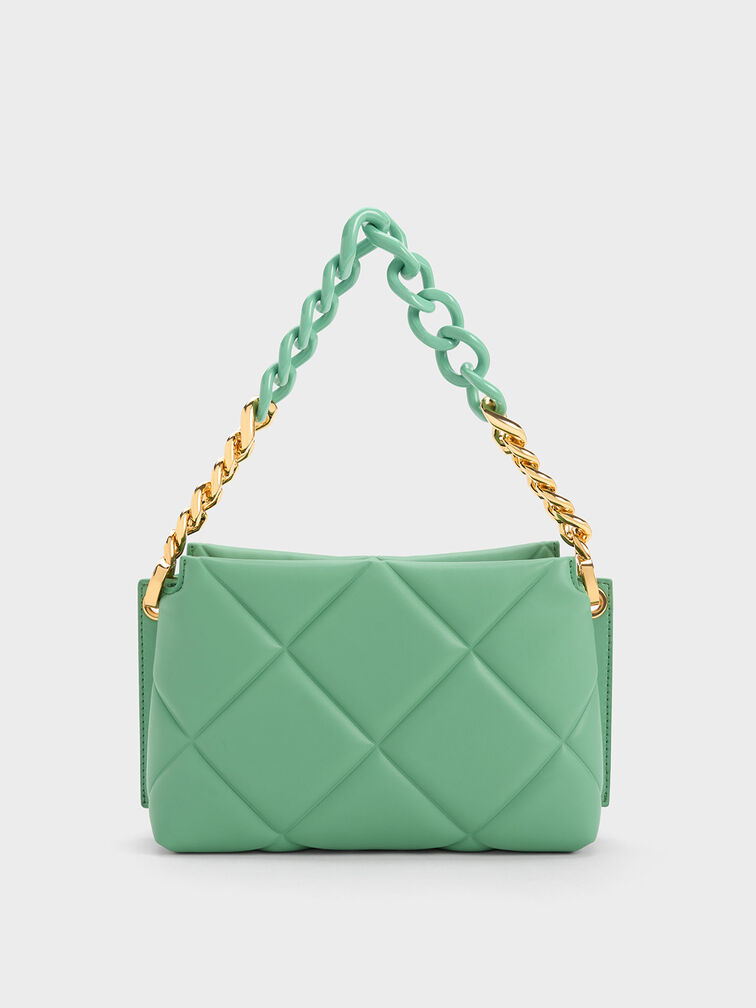 Danika Chunky Chain Padded Bag, , hi-res