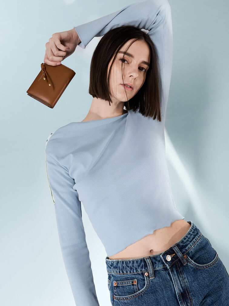 Everleigh Wallet, Chocolate, hi-res