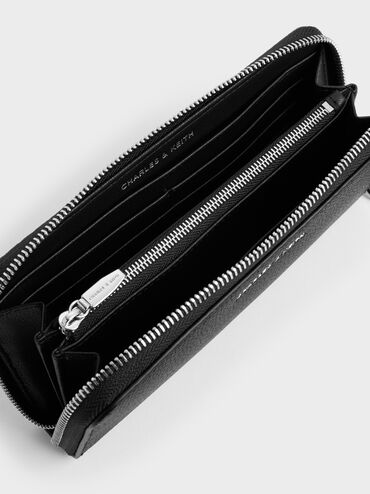 Chance Zip-Around Long Wallet, Noir, hi-res