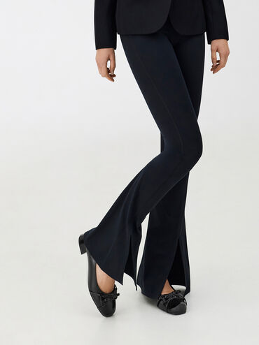 Bettina Double-Bow Pumps, Black Boxed, hi-res