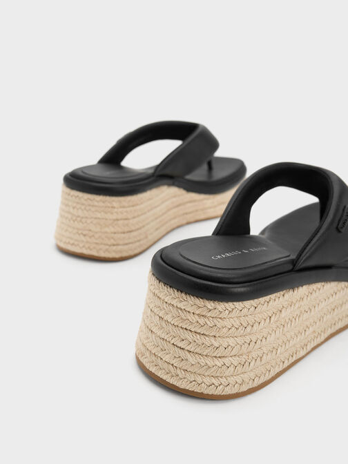 Espadrille Thong Sandals, , hi-res