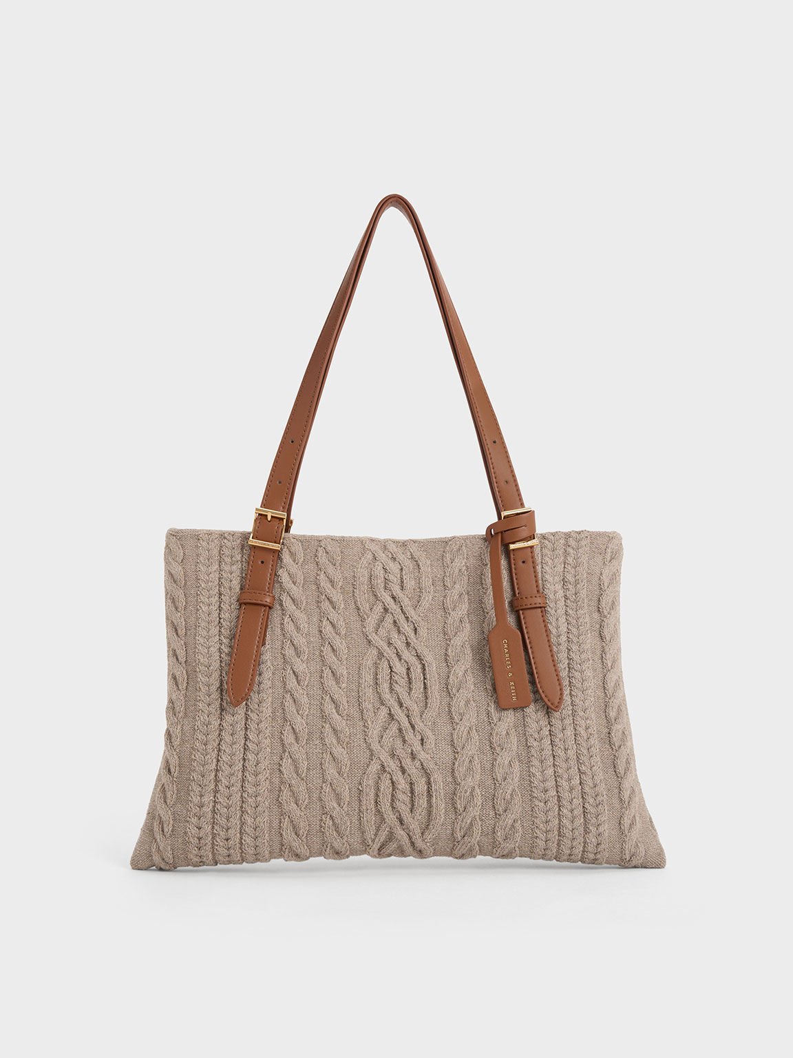 Charles & keith textured tote bag store