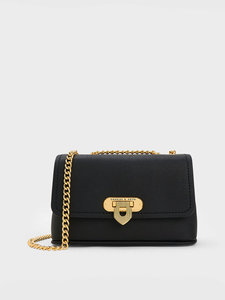 Alcott Push-Lock Chain Bag, , hi-res
