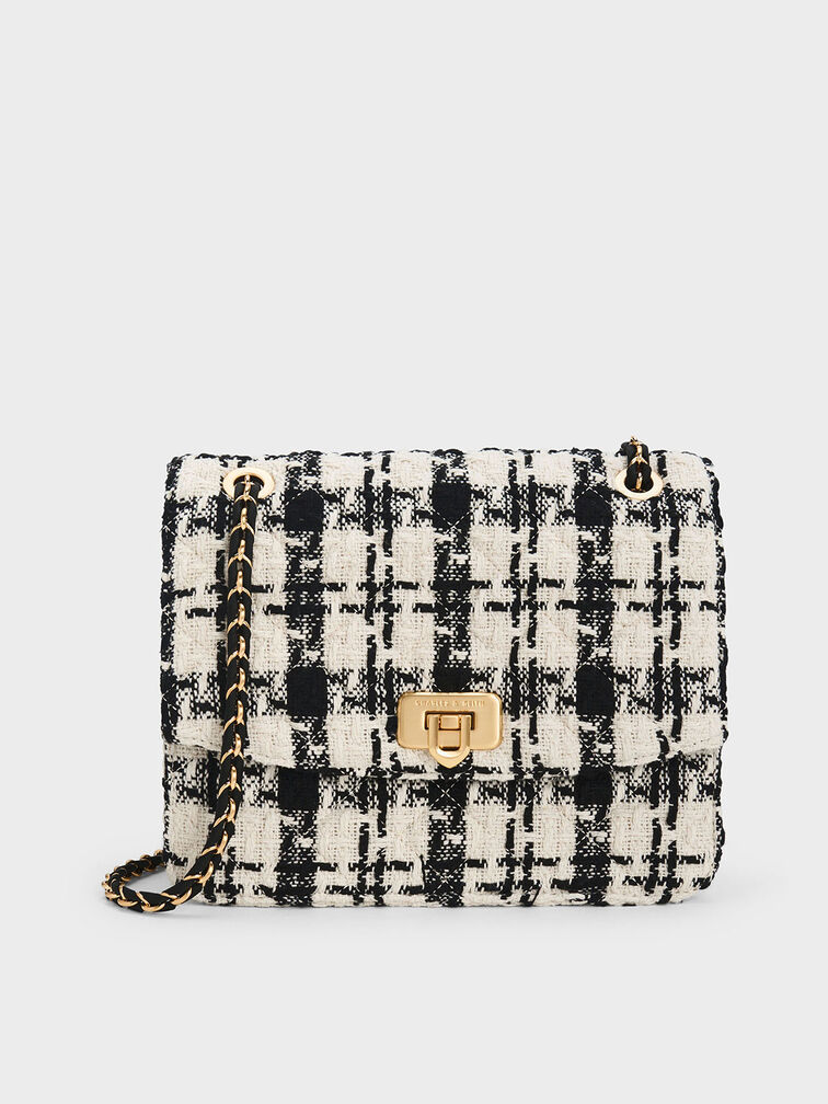 Cressida Tweed Chain Strap Bag, Multi, hi-res