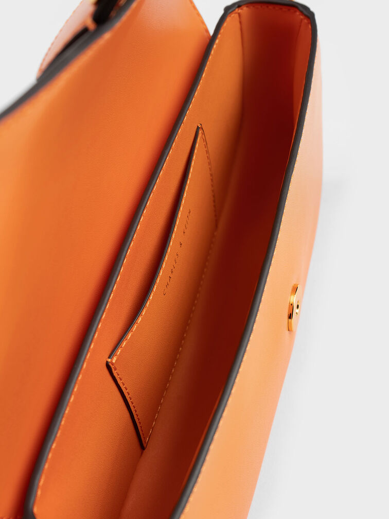 Daki Belted Curved Bag, , hi-res
