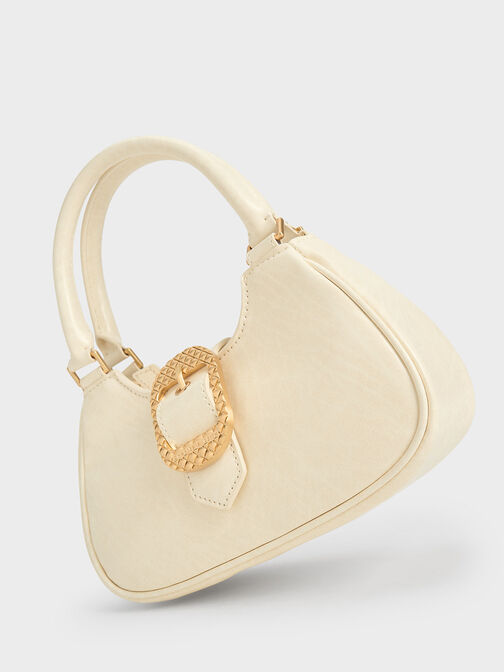 Avis Belted Top Handle Bag, Cream, hi-res