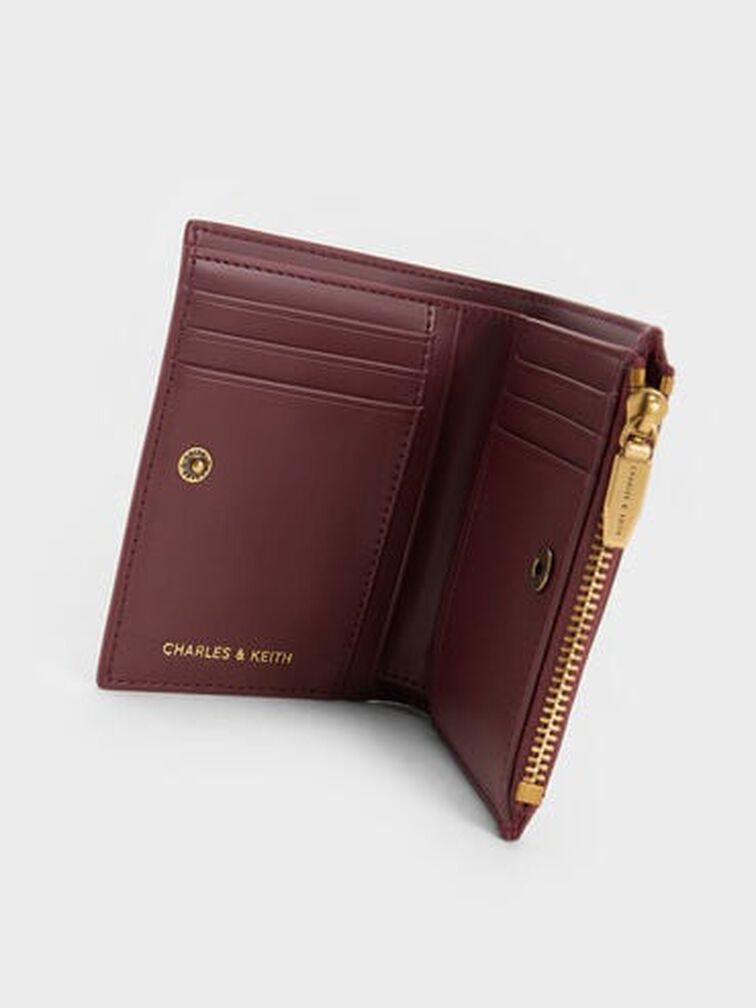 Harmonee Top Zip Small Wallet, Mulberry Plum, hi-res