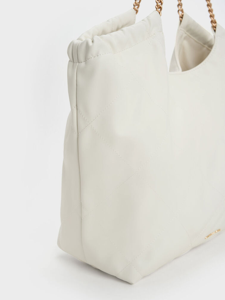 Braided Handle Tote Bag, , hi-res