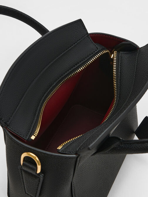 Double Handle Trapeze Tote Bag, , hi-res