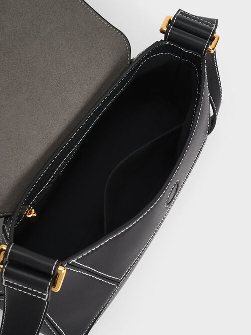 Nasrin Geometric Shoulder Bag, , hi-res