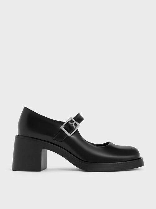Hester Mary Jane Block-Heel Pumps, , hi-res