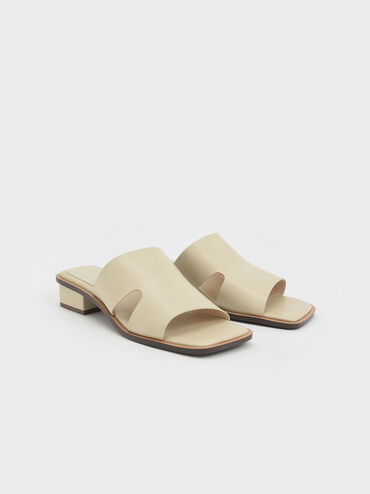 Cut-Out Mules, , hi-res