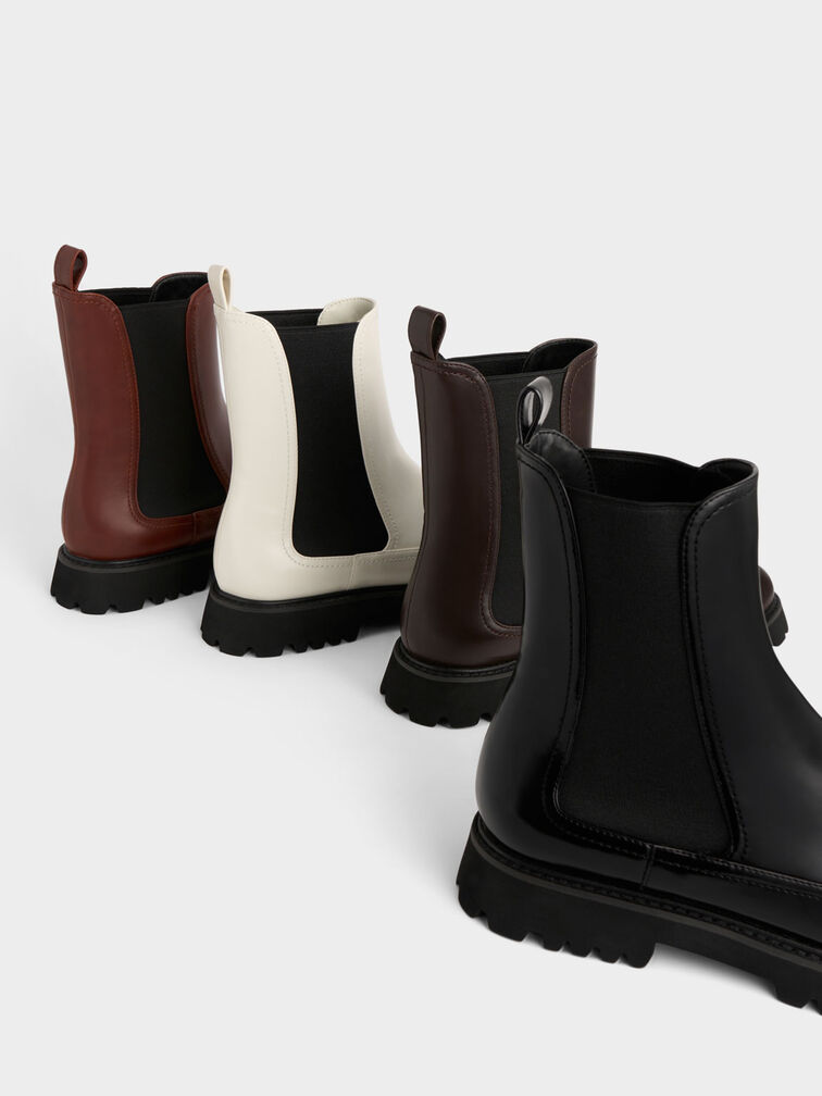 Ridged-Sole Chelsea Boots, , hi-res