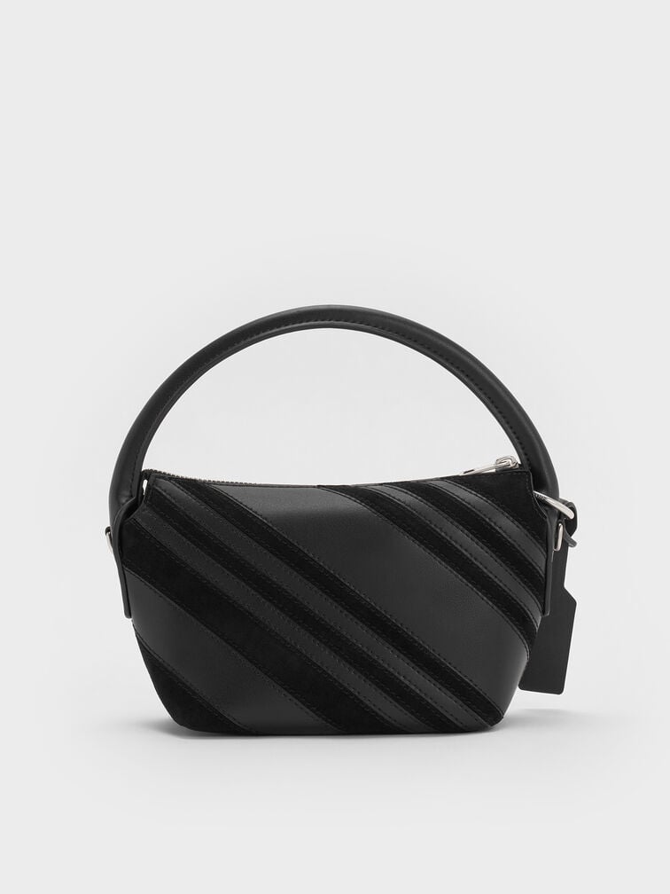 Zeya Top Handle Bag, Noir, hi-res