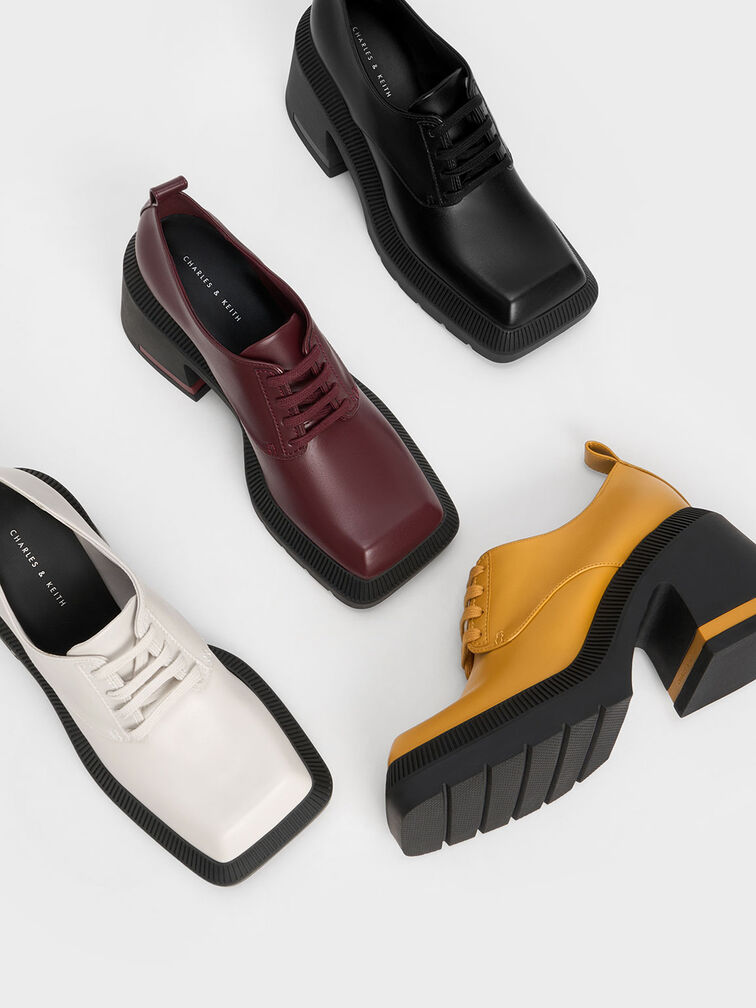 Emery Geometric Chunky Oxfords, , hi-res