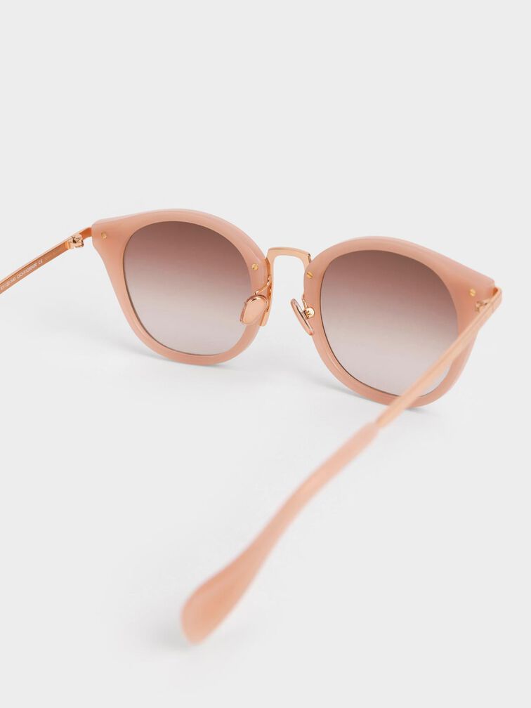 Recycled Acetate Cat-Eye Sunglasses, , hi-res