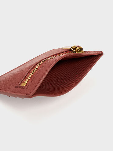 Multi-Slot Card Holder, สีมอคค่า, hi-res