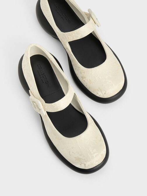 Hallie Textured Mary Janes, , hi-res