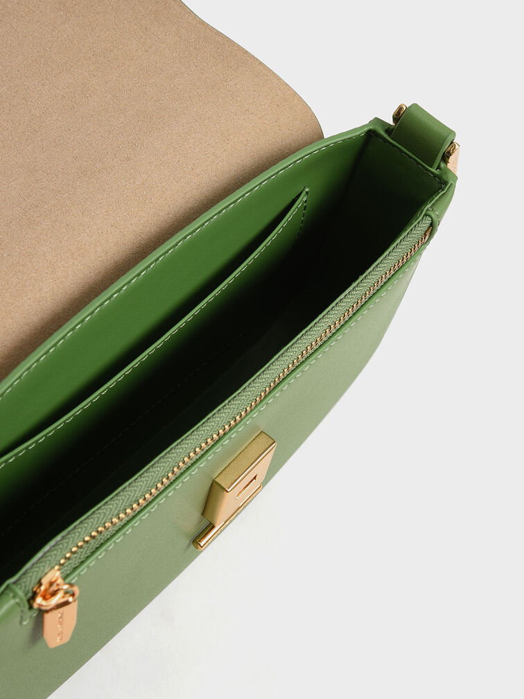 Koa Square Push-Lock Shoulder Bag, , hi-res