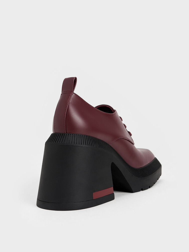 Emery Geometric Chunky Oxfords, , hi-res
