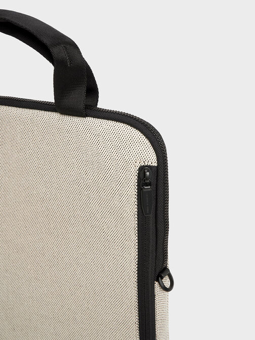 Gaia Canvas Laptop Bag, สีมัลติ, hi-res