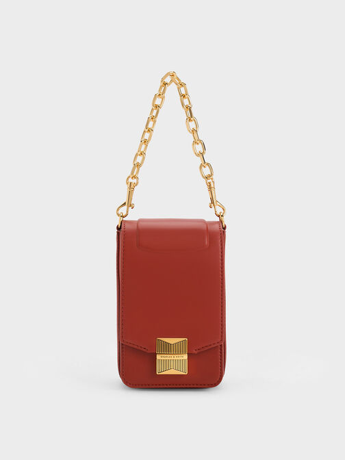 Kalinda Metallic Accent Phone Pouch, , hi-res