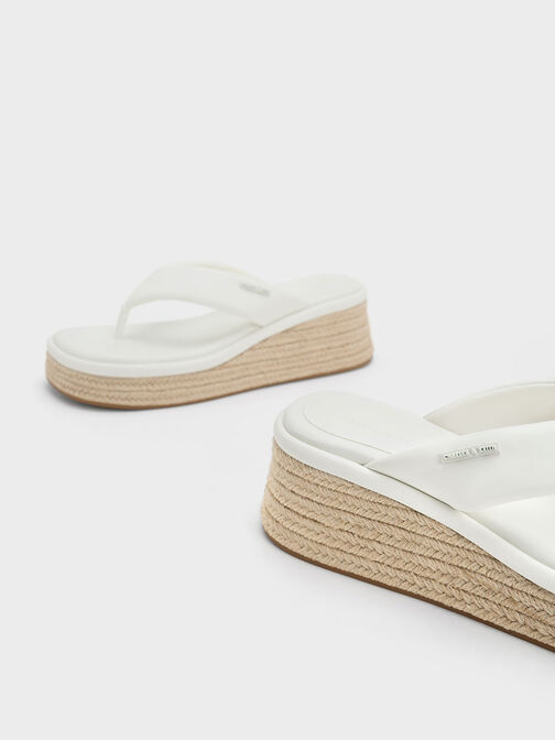 Espadrille Thong Sandals, , hi-res