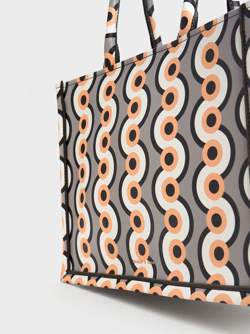 Jump Print Tote Bag, , hi-res