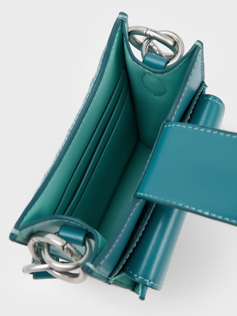 Winslet Belted Woven Phone Pouch, , hi-res