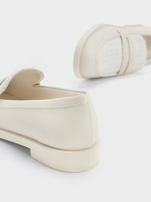 Tweed Penny Loafers, , hi-res