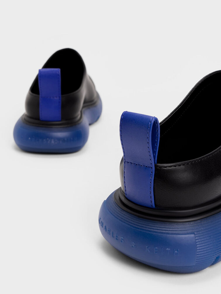 Round-Toe Platform Mules, , hi-res
