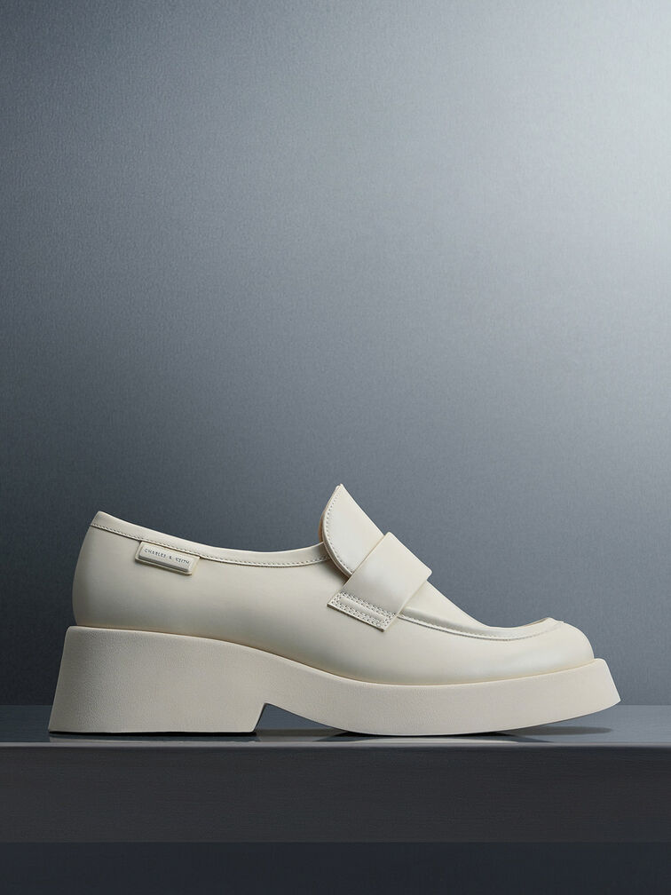 Giselle Strap Chunky Patent Loafers, , hi-res