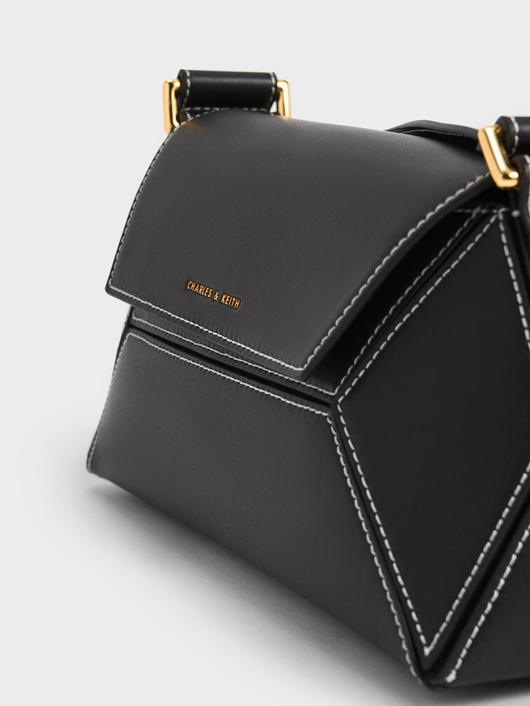 Nasrin Geometric Shoulder Bag, , hi-res