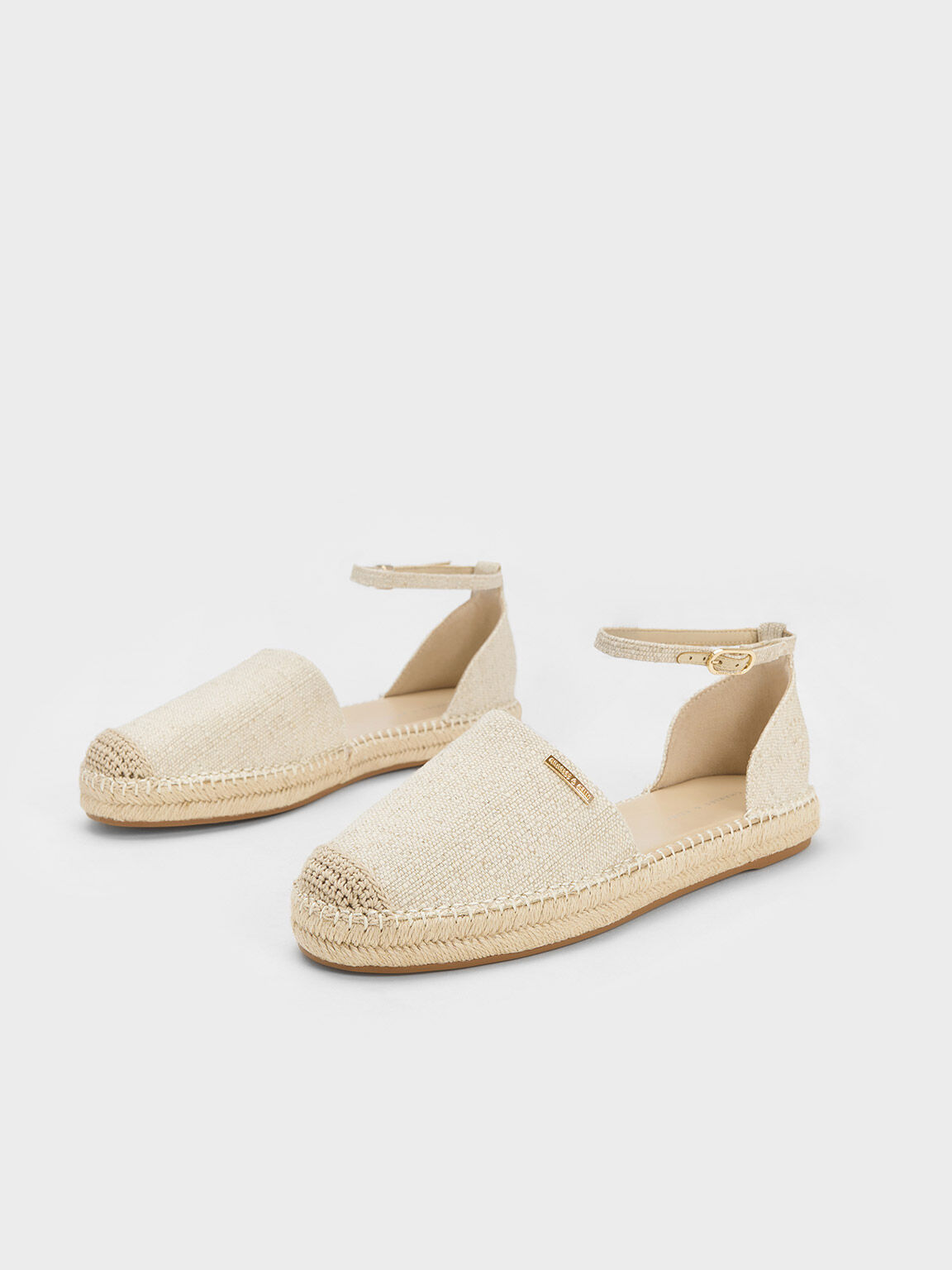 Ankle strap espadrille flats clearance