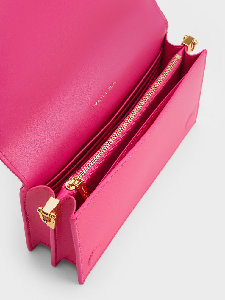 Alcott Scarf Handle Quilted Clutch, , hi-res